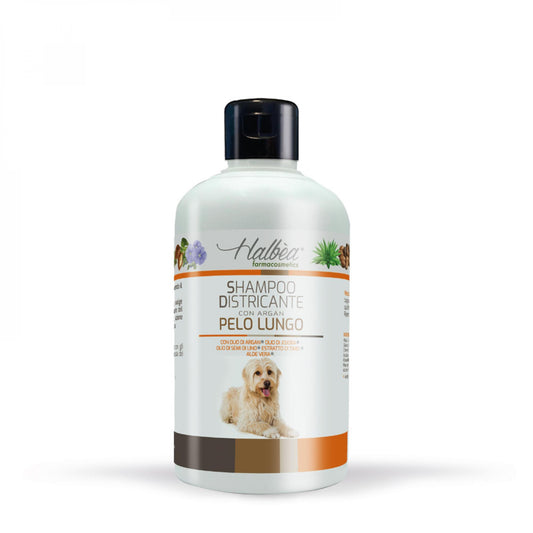 Shampoing démêlant pour chiens à poils longs à l'huile d'argan 500 ml