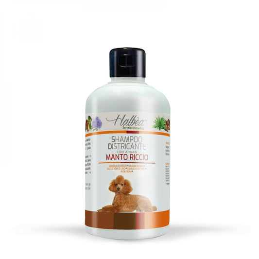 Shampoing démêlant pour chiens à poils bouclés à l'huile d'argan 500 ml