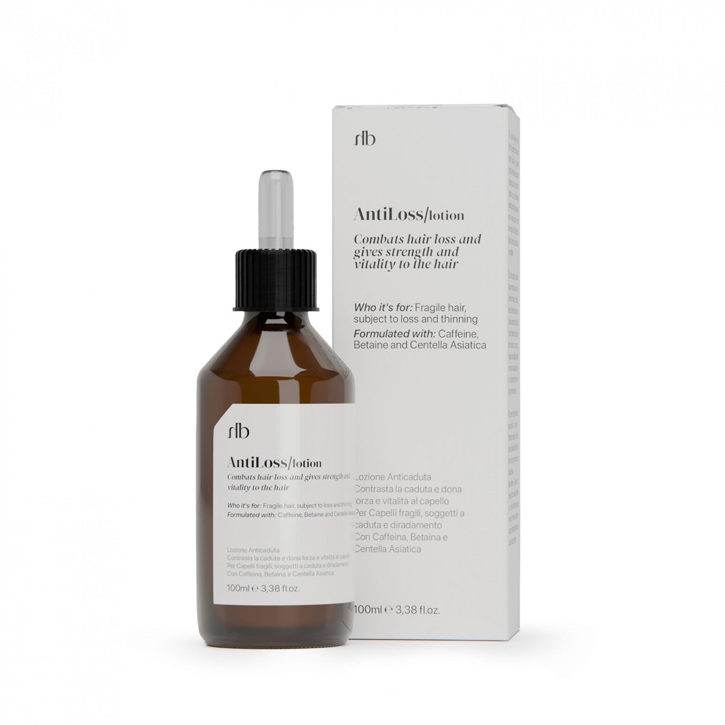 Haarwuchslotion mit Koffein, Betain und Asiatischem Wassernabel - 100ml