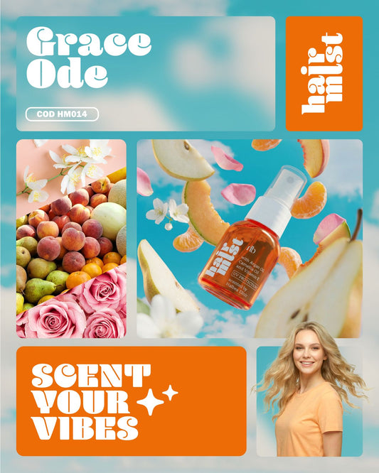 Grace Ode 14 – Fruchtig-florales Haarparfum mit Vanille & Moschus