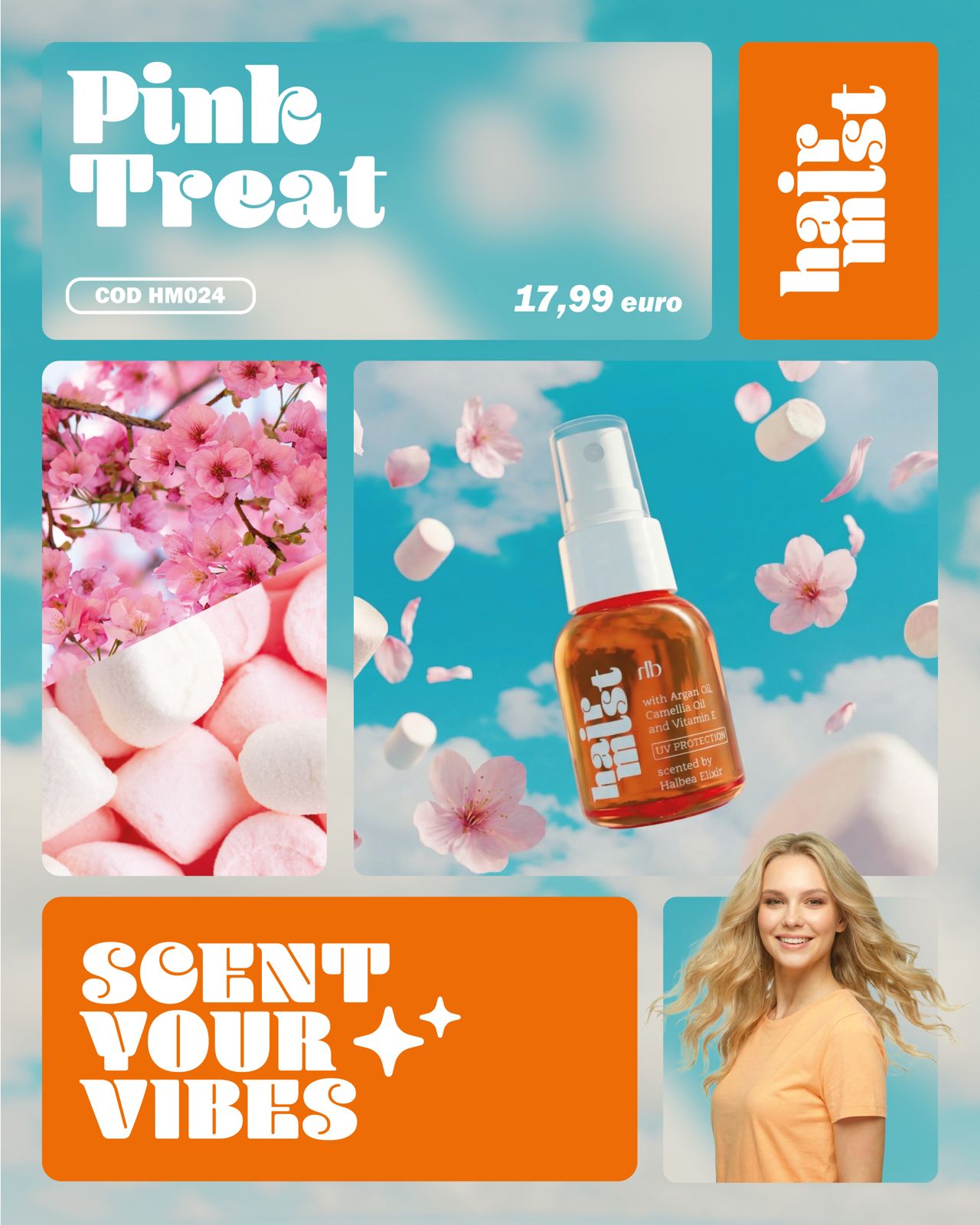 Pink Treat 24 – Haarparfum mit süßer, cremiger Gourmand-DNA