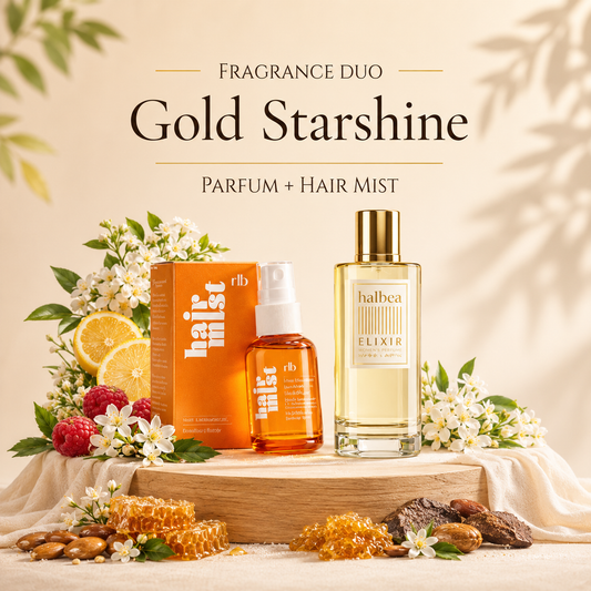 Gold Starshine Bundle – Haarparfum & Elixir Duft kombiniert (2 Produkte)
