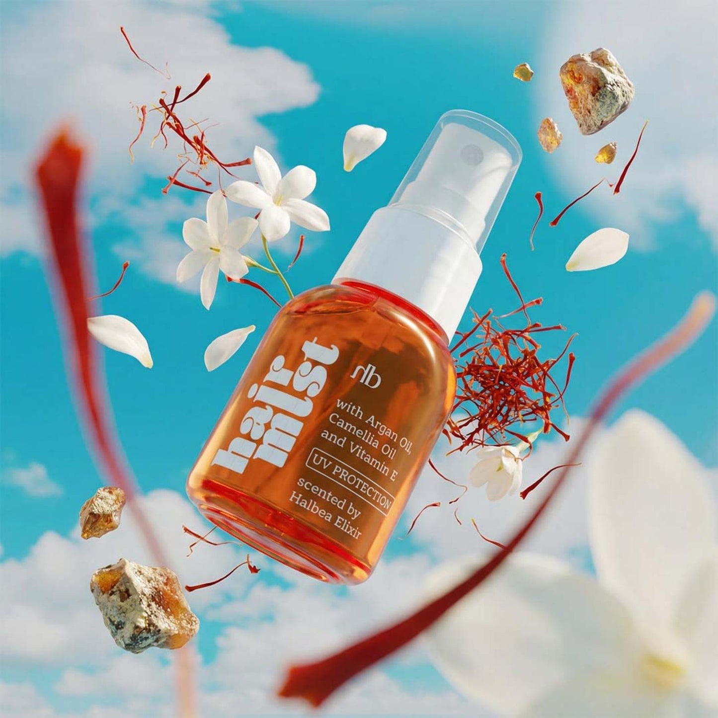 Crystal Signature 200 – Luxuriöses Haarparfum mit Safran & Amberwood