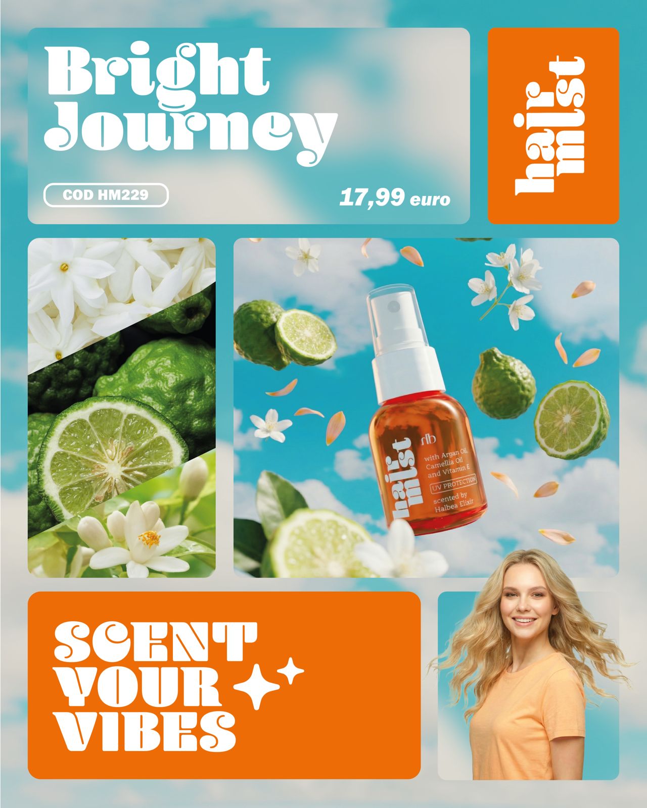 Bright Journey 229 – Haarparfum mit strahlender floraler Eleganz