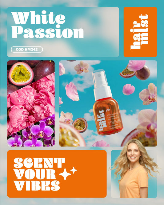 White Passion 242 – Fruchtig-blumiges Haarparfum mit sonniger Leichtigkeit