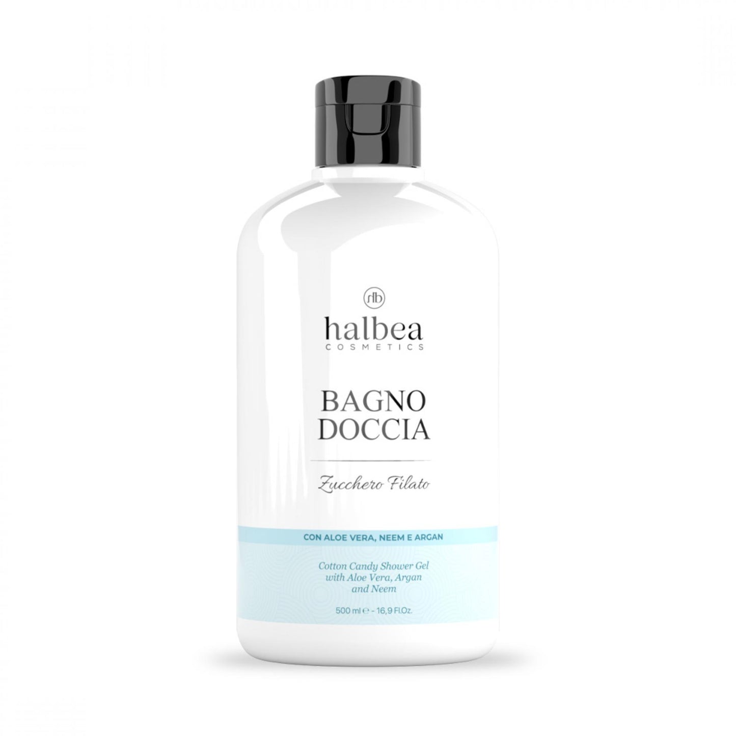 Duschgel Zuckerwatte mit Aloe Vera, Neem und Argan - 500ml